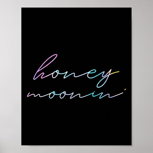 Par gift matchning honeymoon Vacation Honung Poster (Framsidan)