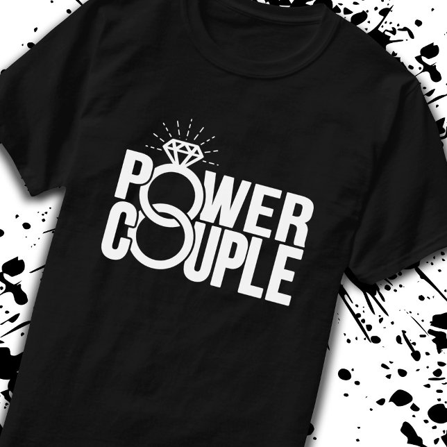 Par, gift med ny relation t shirt (Skapare uppladdad)