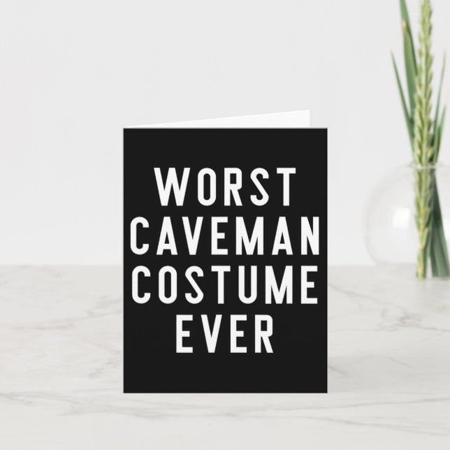 Par Halloween Costume Shirts Worst Grottman Cocos Kort (Framsida)