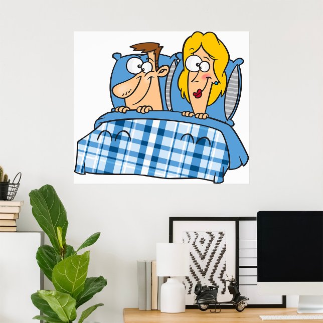Par i bed poster (Skapare uppladdad)