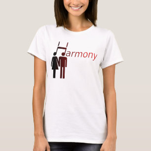 Par i harmoni-tröja tee shirt