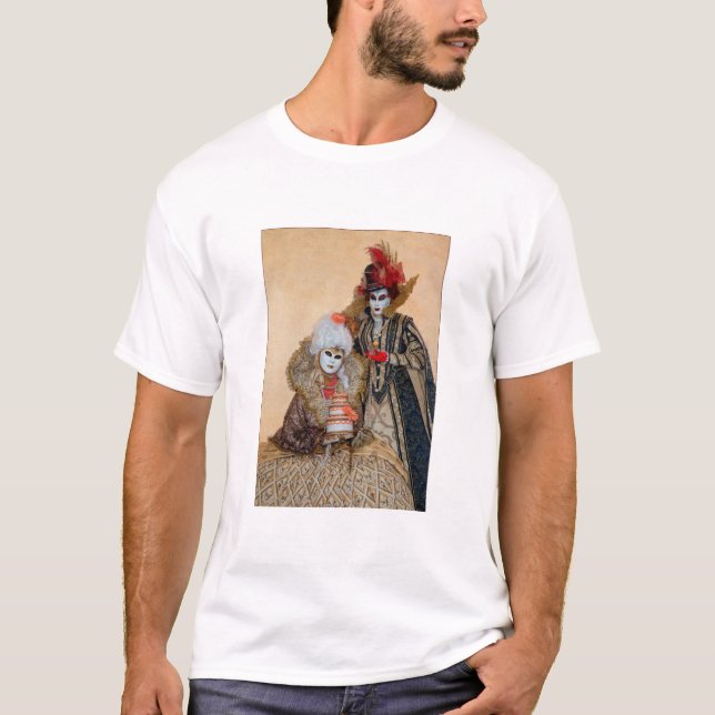 Par i karnevalskostym, Venedig T-shirt (Framsida)