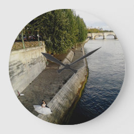 Par i Paris Stor Klocka