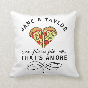 Par Kärlek Pizza Add Namn Kudde