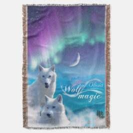 Par med vita varger med norra ljus filt