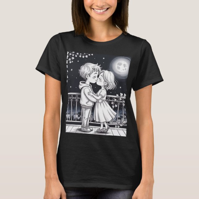 par Midnight Kiss t shirt (Framsida)