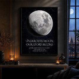 Par Moon Phase 1-årsjubileum Affisch