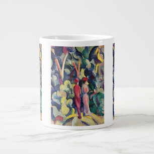 Par på skogsvägen av August Macke Jumbo Mugg