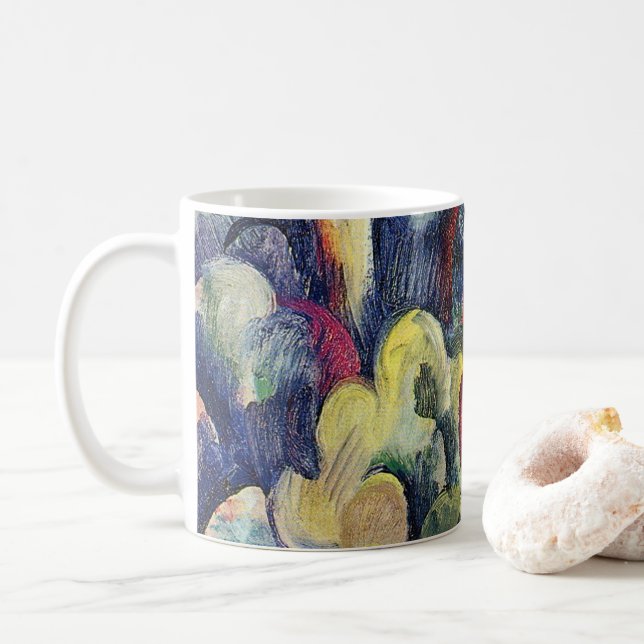 Par på skogsvägen av August Macke Kaffemugg (Med munk)
