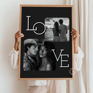 Par Photo Collage Modern Minimalist Poster