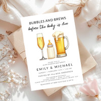Par Shower Bubbles & Brews Innan Baby förfaller