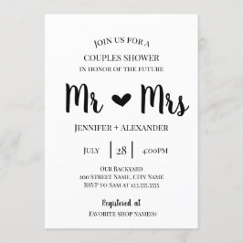 Par Shower Inbjudningar