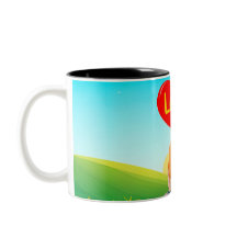 Par sittande på en bänk med kärlekstitel