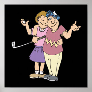 Par som Golf tillsammans håller ihop Poster