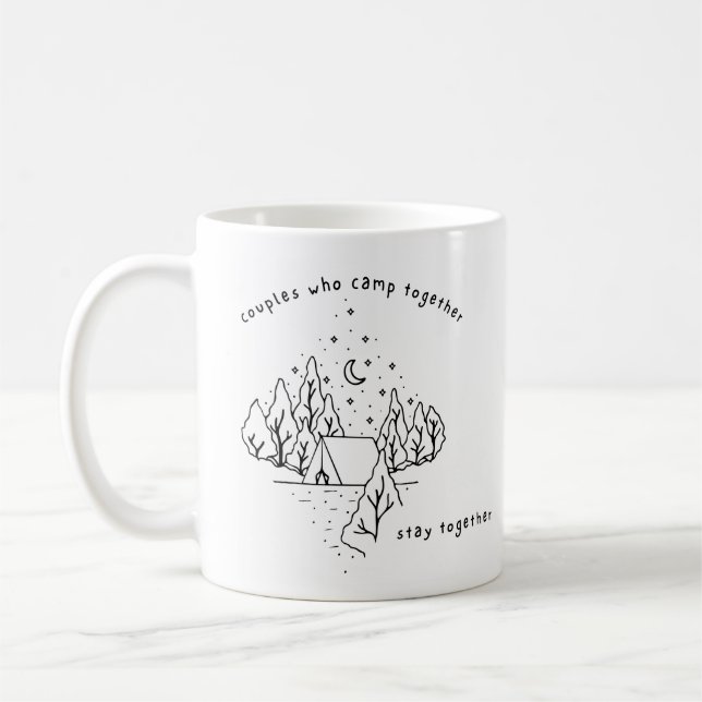 Par som håller ihop kaffemugg (Vänster)