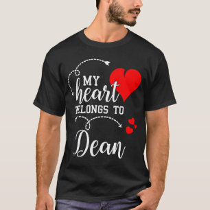 Par som matchar mitt hjärta tillhör Dean My Kärlek T Shirt