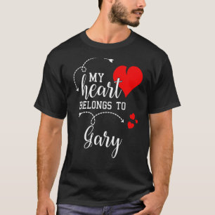 Par som matchar mitt hjärta tillhör Gary My Kärlek T Shirt