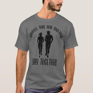 Par som Springa tillsammans håller ihop T Shirt