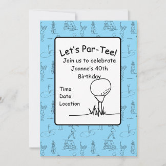 Par-T-inbjudan Inbjudningar