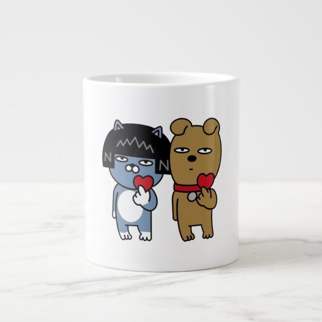 Par T-shirt - Frodo & Neo Jumbo Mugg (Framsidan)
