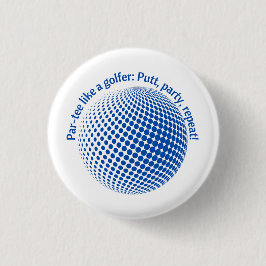 Par-T som en golfer Knapp