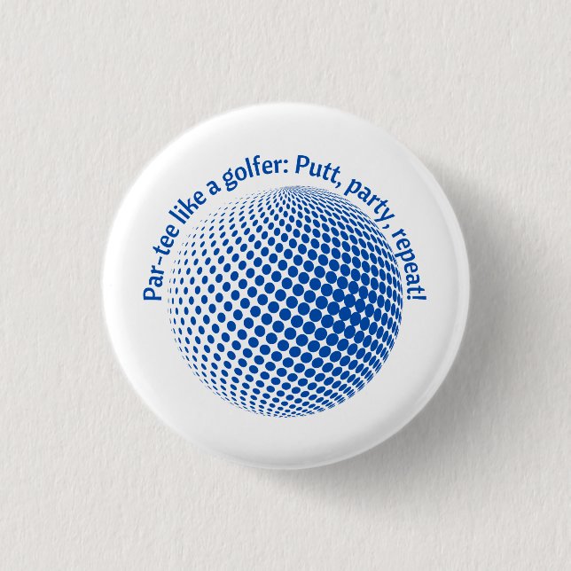 Par-T som en golfer Knapp (Framsida)
