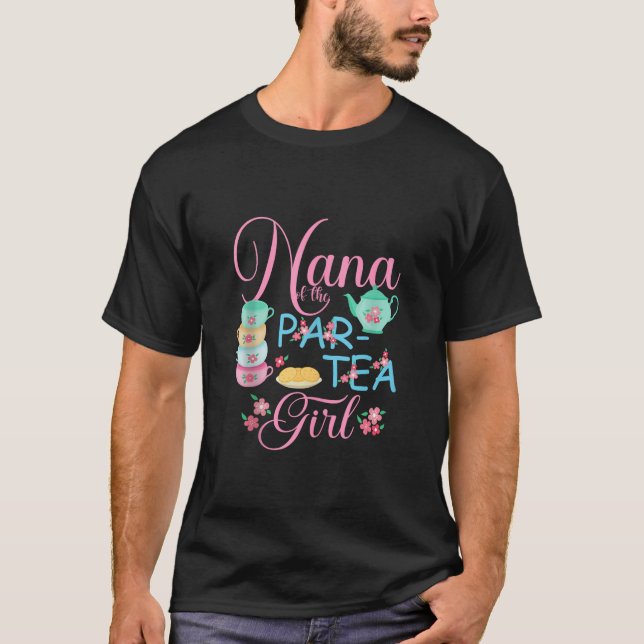 Par Tea Girl Time to Par Tea Matching T Shirt (Framsida)