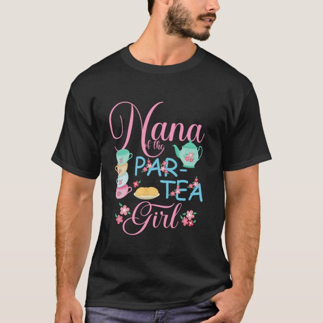 Par Tea Girl Time to Par Tea Matching T Shirt (Framsida)