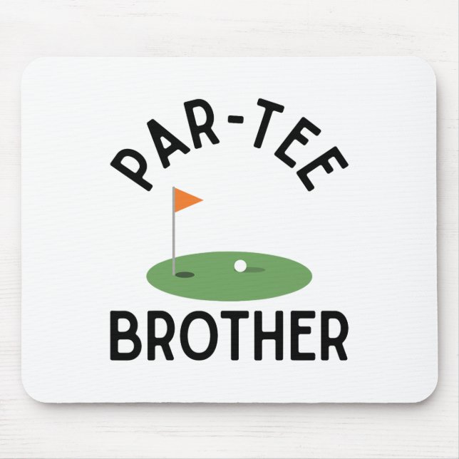 Par Tee Brother Funny Golf Birthday Party Family M Musmatta (Framsidan)