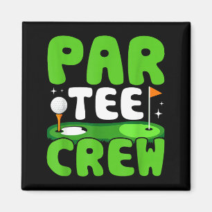 Par Tee Crew Golfande Roligt Andan Magnet