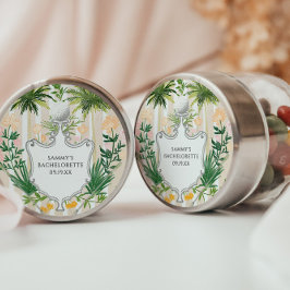 Par-Tee före Tee | Golfbröllopslutfest för tjejer Runt Klistermärke