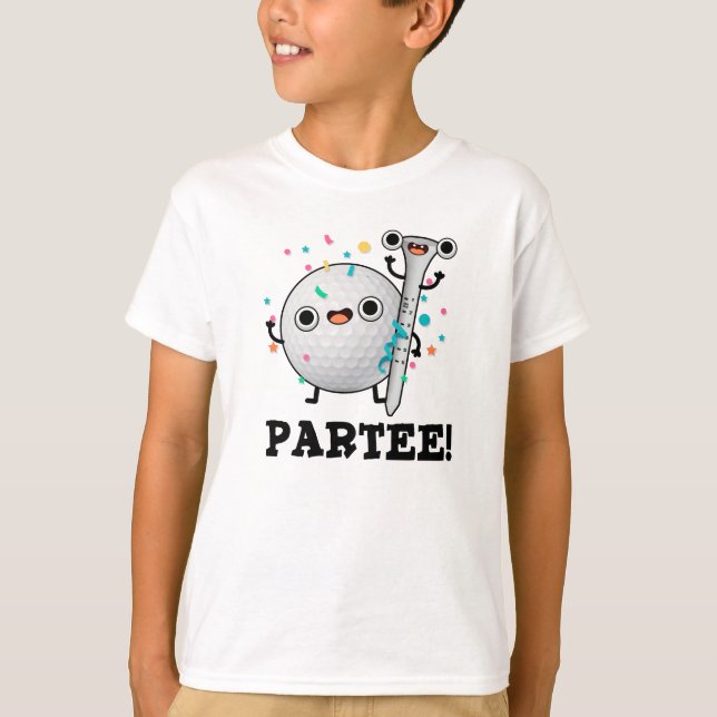 Par-Tee Funny Golf Pun T Shirt (Framsida)