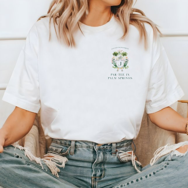 Par-Tee i Handflatan Vår | Golf Bachelorette T Shirt (Skapare uppladdad)