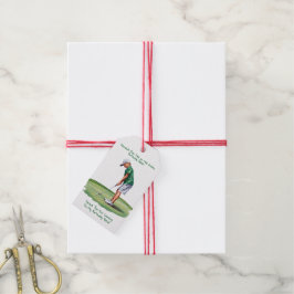 Par-Tee på Grönten Golf Birthday Bash Presentetikett