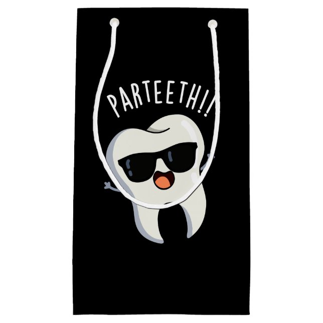 Par-teeth Roliga Tandläkarskämt Mörk Bakgrund (Framsidan)