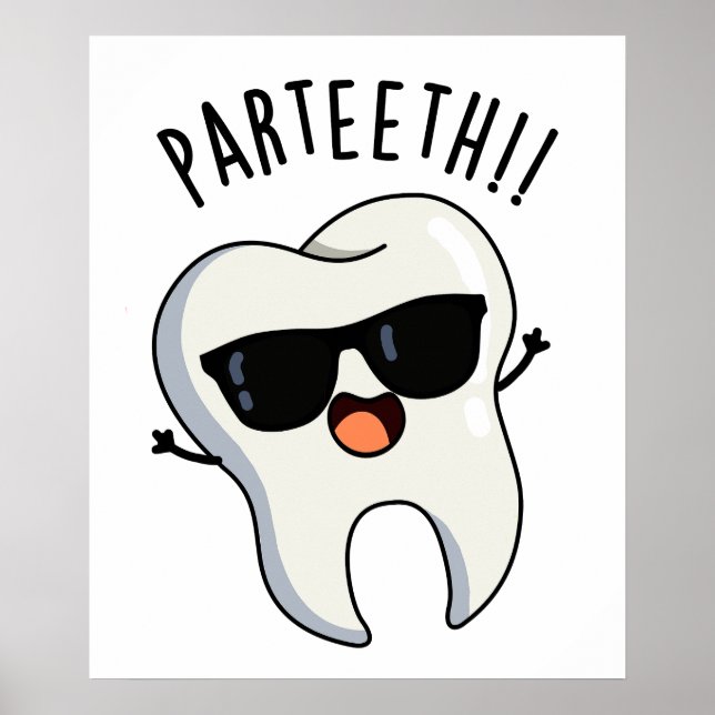 Par-teeth Roliga Tandläkarskämt Poster (Framsidan)