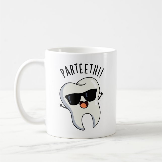Par-teeth Roliga Tandläkarvitsar Kaffemugg (Vänster)