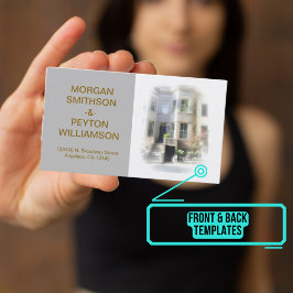 Par Telefonkort - foto med Gräns Grått Visitkort