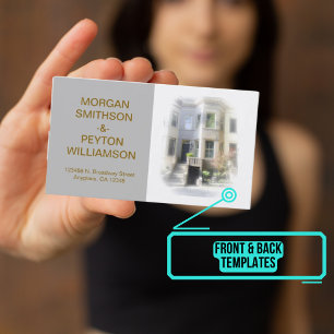 Par Telefonkort - foto med Gräns Grått Visitkort