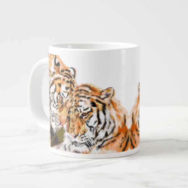 par Tiger Coffee Mugg Jumbo Mugg (Framsida vänster)