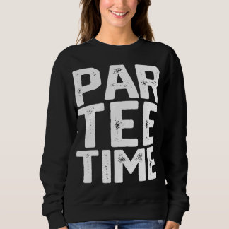 PAR Time Party Roligt Drinking Beer Golfing Funn T Shirt