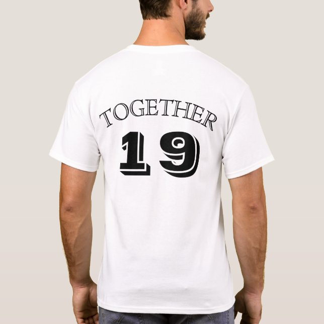 Par, TOGETHER SINCE... (shirt 1 of 2) Tee Shirt (Baksida)