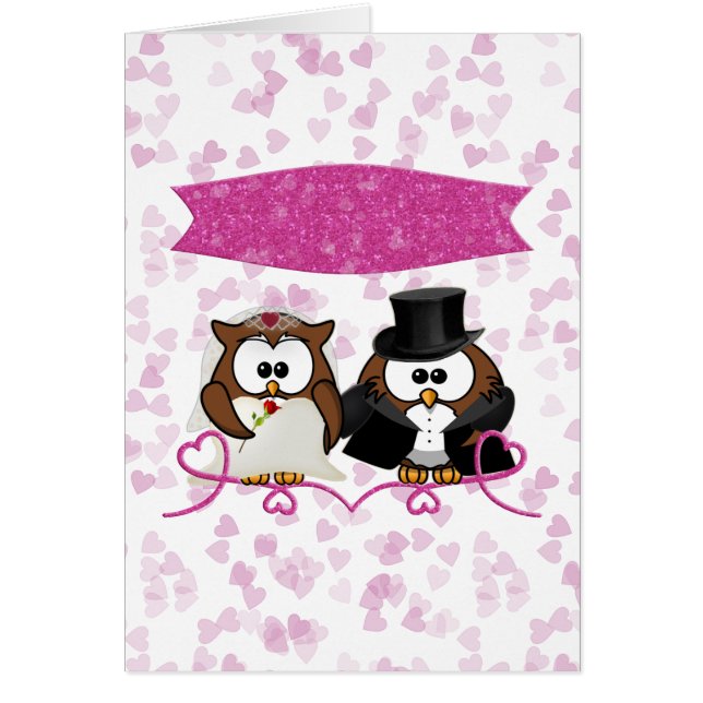 par uggla hälsningskort (Framsidan)