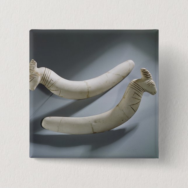 Para av castanets, den Thinite perioden Knapp (Framsida)