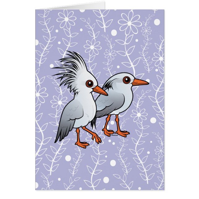 Para av Kagu Hälsningskort (Framsidan)