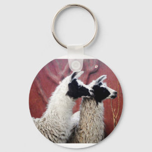 Para av Llamas Nyckelring
