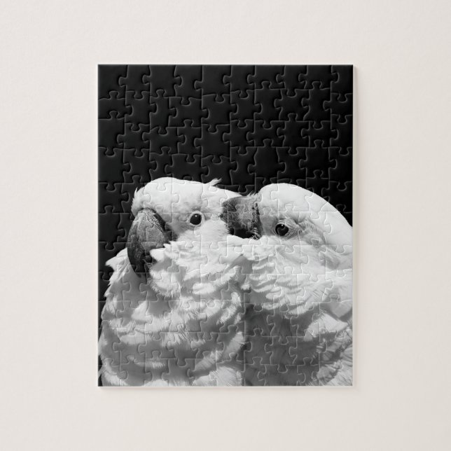 Para av paraplykakaduor pussel (Vertikal)