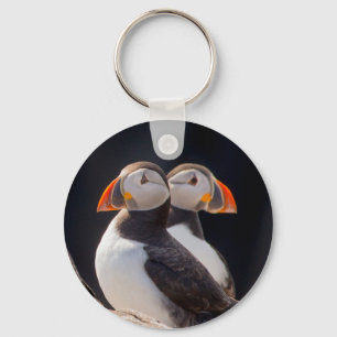 Para av Puffins Nyckelring