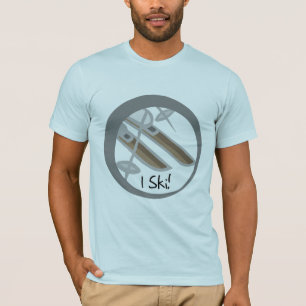 Para av skidar mig skidar T-tröja och gåvor T-shirt