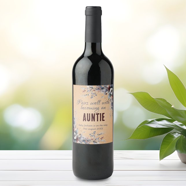 Para bra med Vin-etikettuppsättning för Gravid Vis Vinflaska Etikett (Skapare uppladdad)